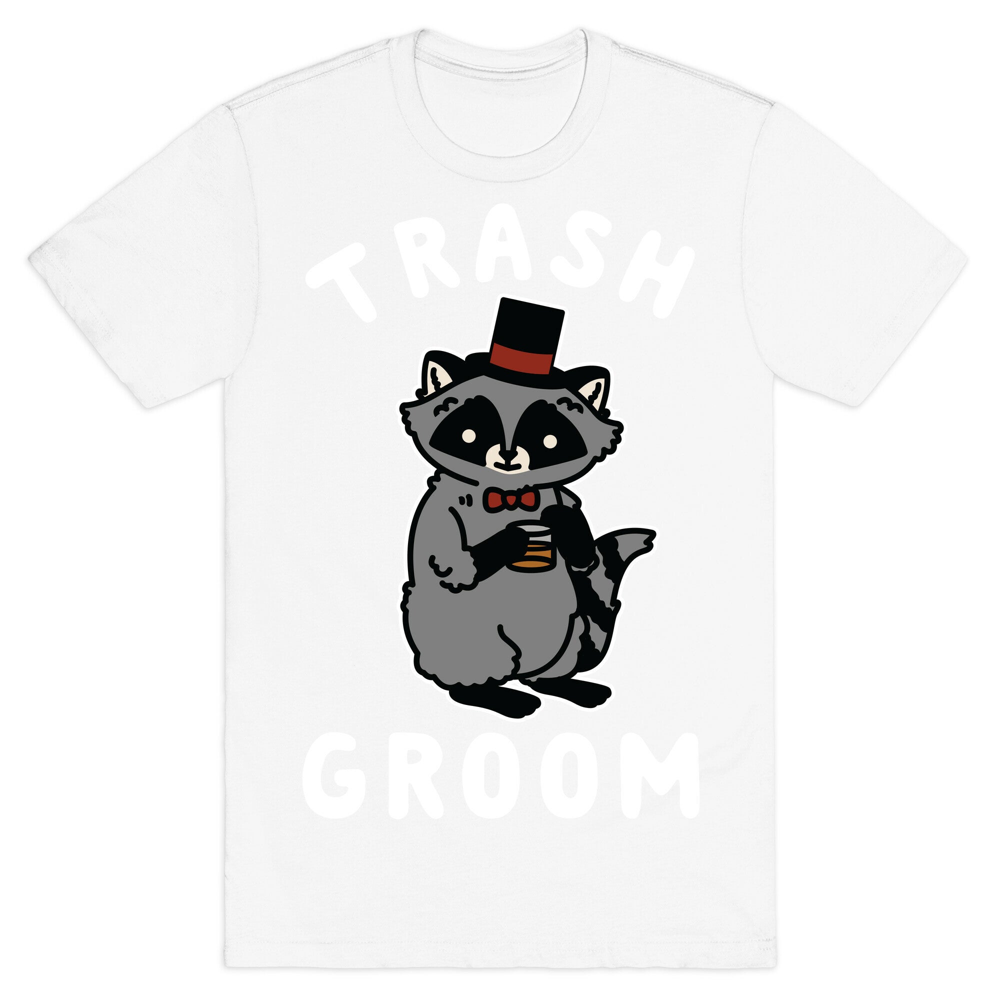 Trash Groom Raccoon Bachelor Party T-Shirt