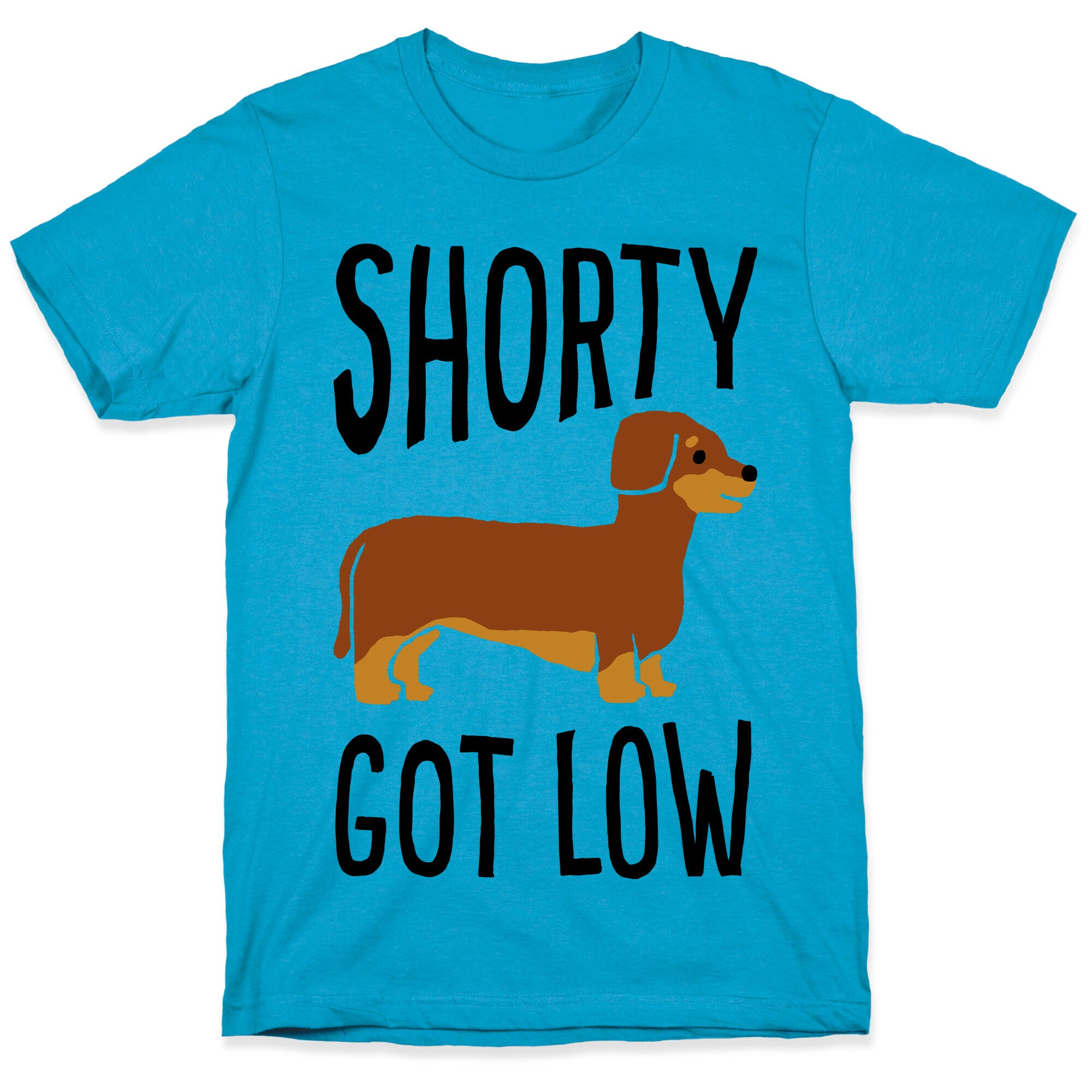 Shorty Got Low Dachshund Unisex Triblend Tee