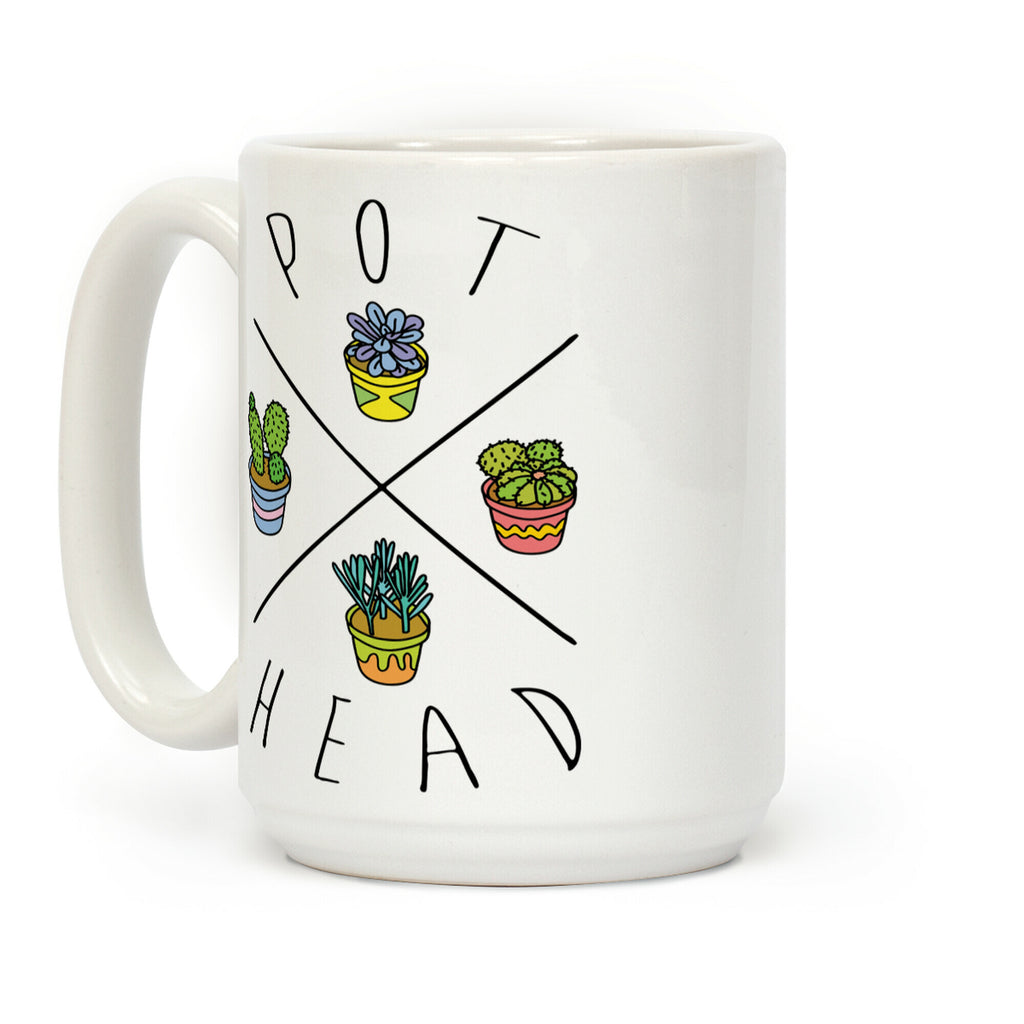 Pot Head Succulents Coffee Mug