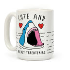 Cute And Mildly Threatening Shark Coffee Mug