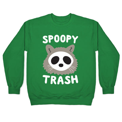 Spoopy Trash Raccoon Crewneck Sweatshirt