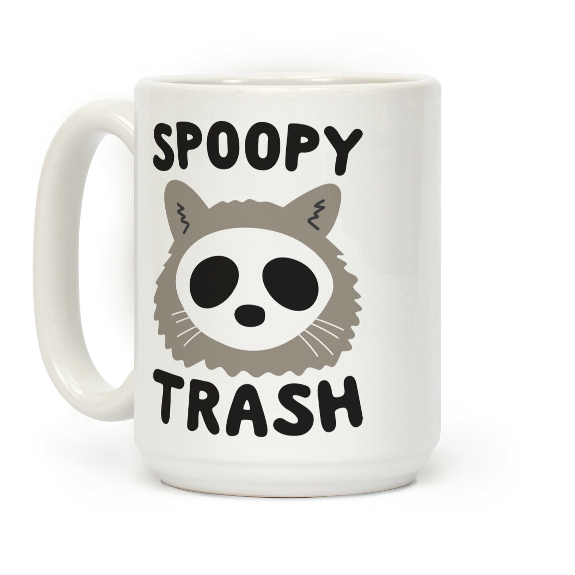 Spoopy Trash Raccoon Coffee Mug