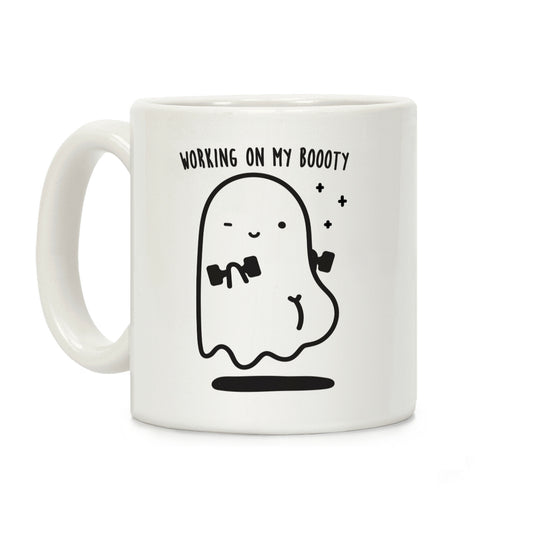Working On My Boooty Ghost Coffee Mug