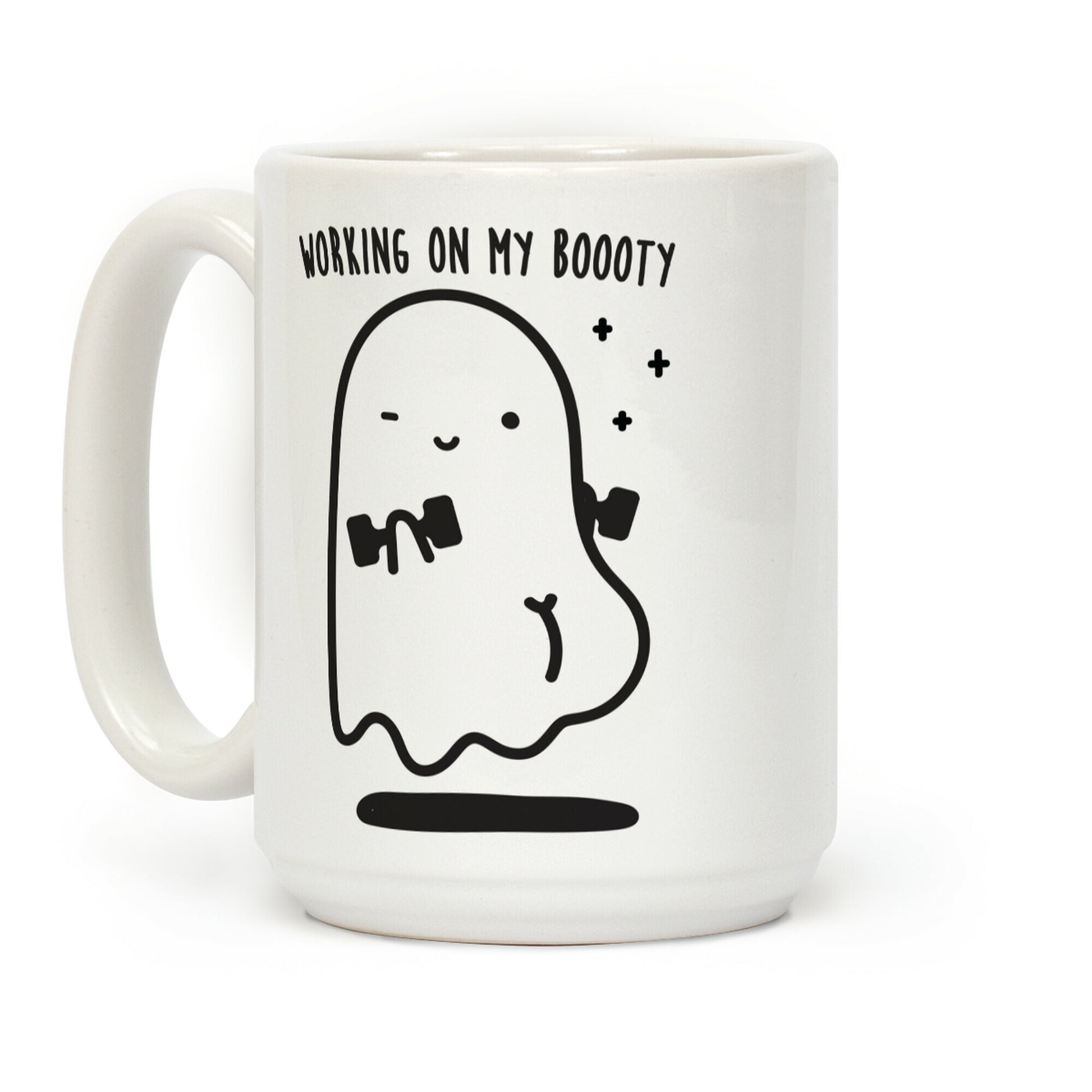 Working On My Boooty Ghost Coffee Mug
