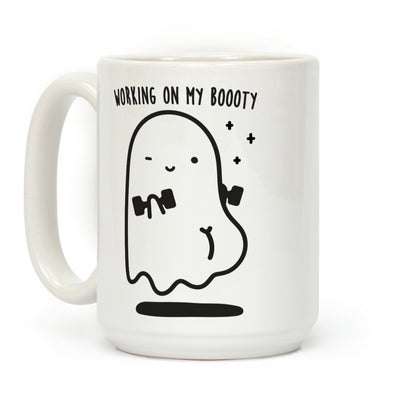 Working On My Boooty Ghost Coffee Mug