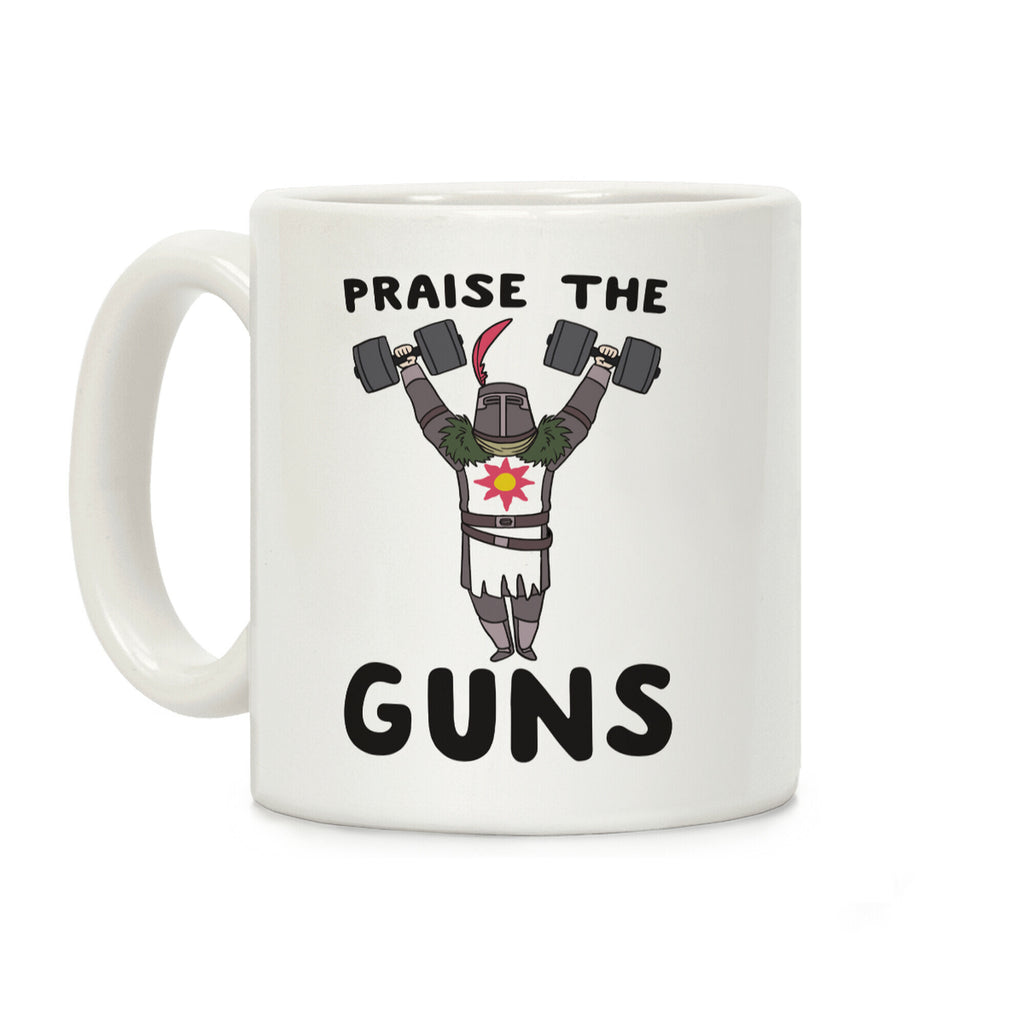 Praise the Guns - Dark Souls Coffee Mug