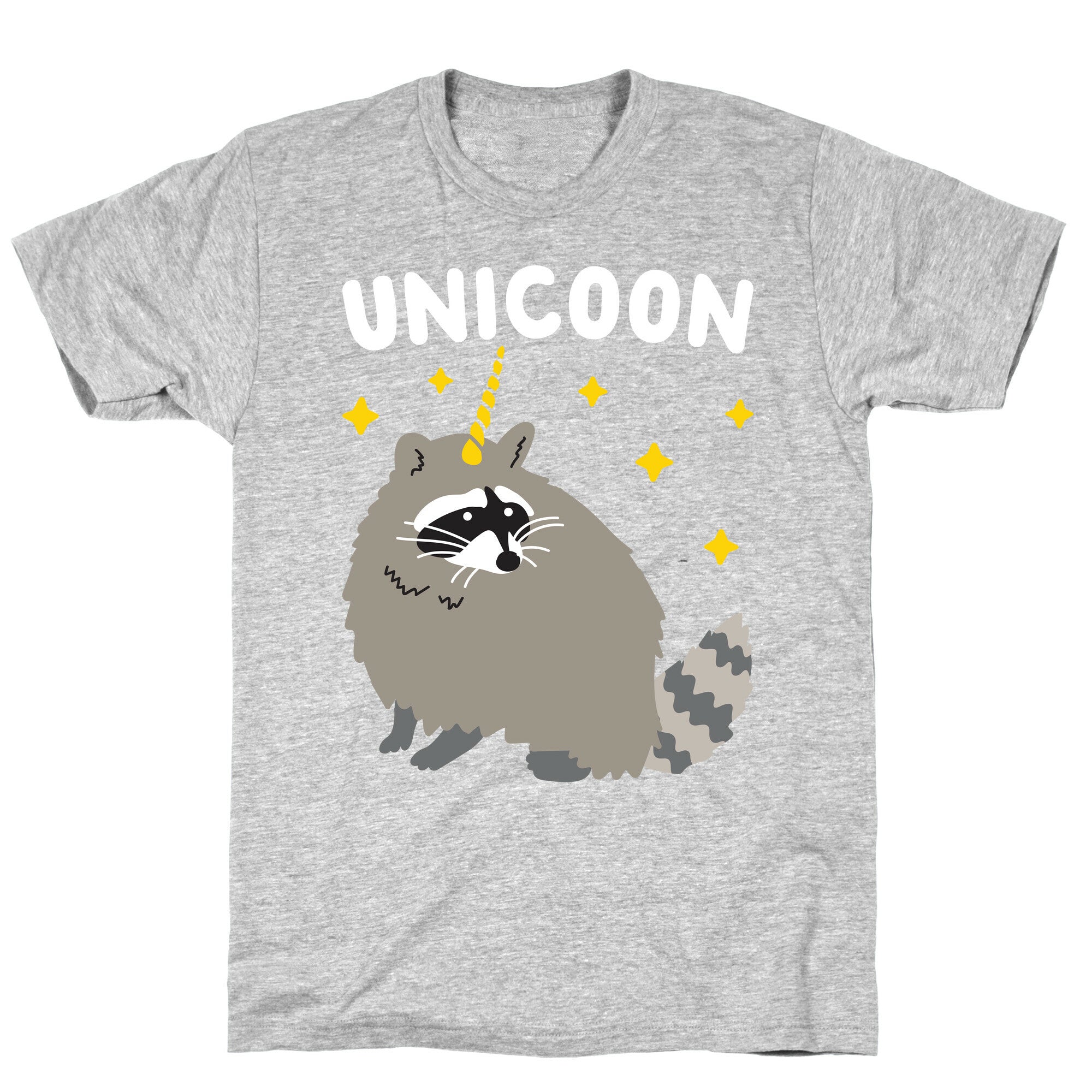 Unicoon Raccoon Unicorn  T-Shirt