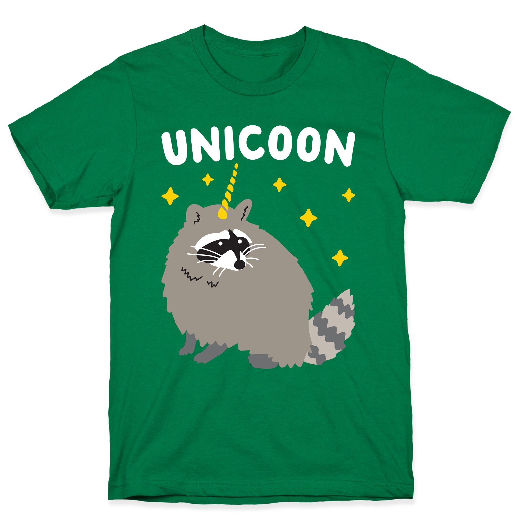 Unicoon Raccoon Unicorn  T-Shirt