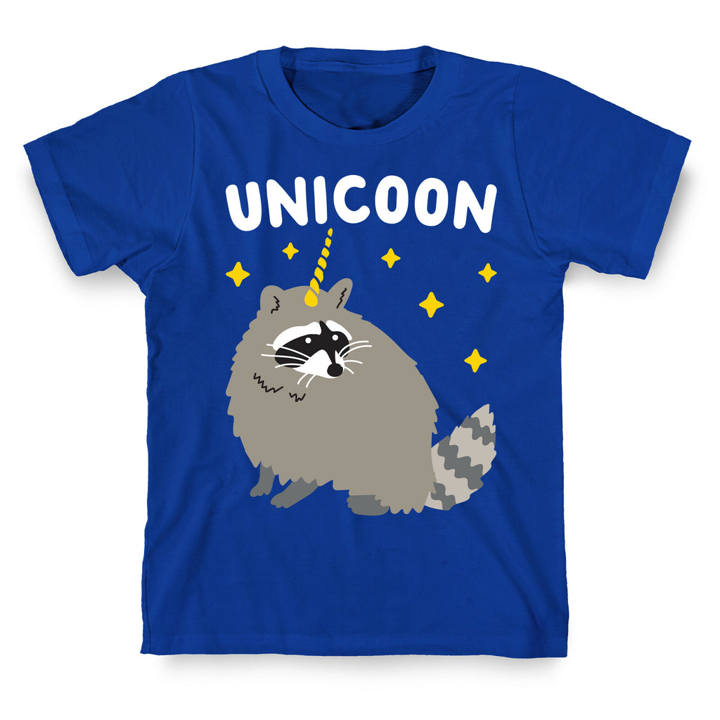 Unicoon Raccoon Unicorn  T-Shirt