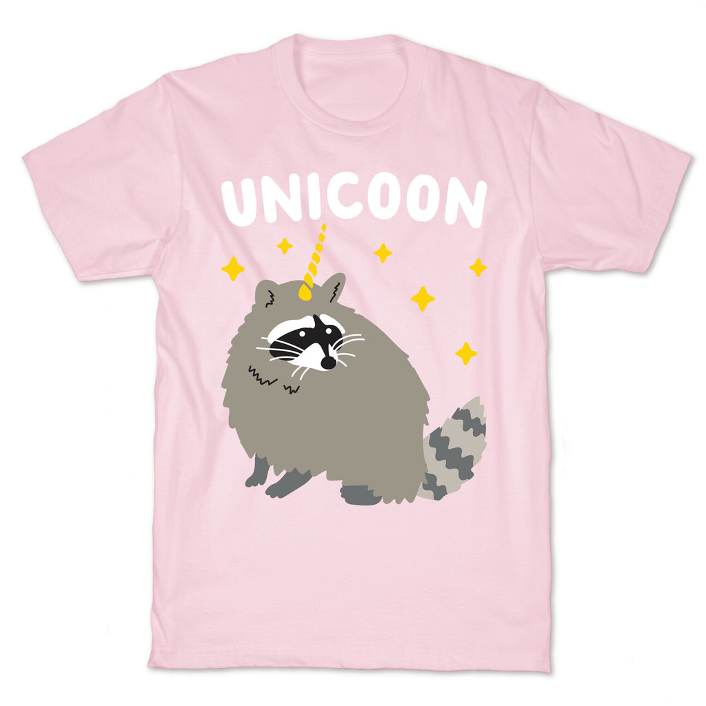 Unicoon Raccoon Unicorn  T-Shirt
