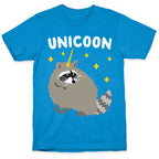 Unicoon Raccoon Unicorn  T-Shirt
