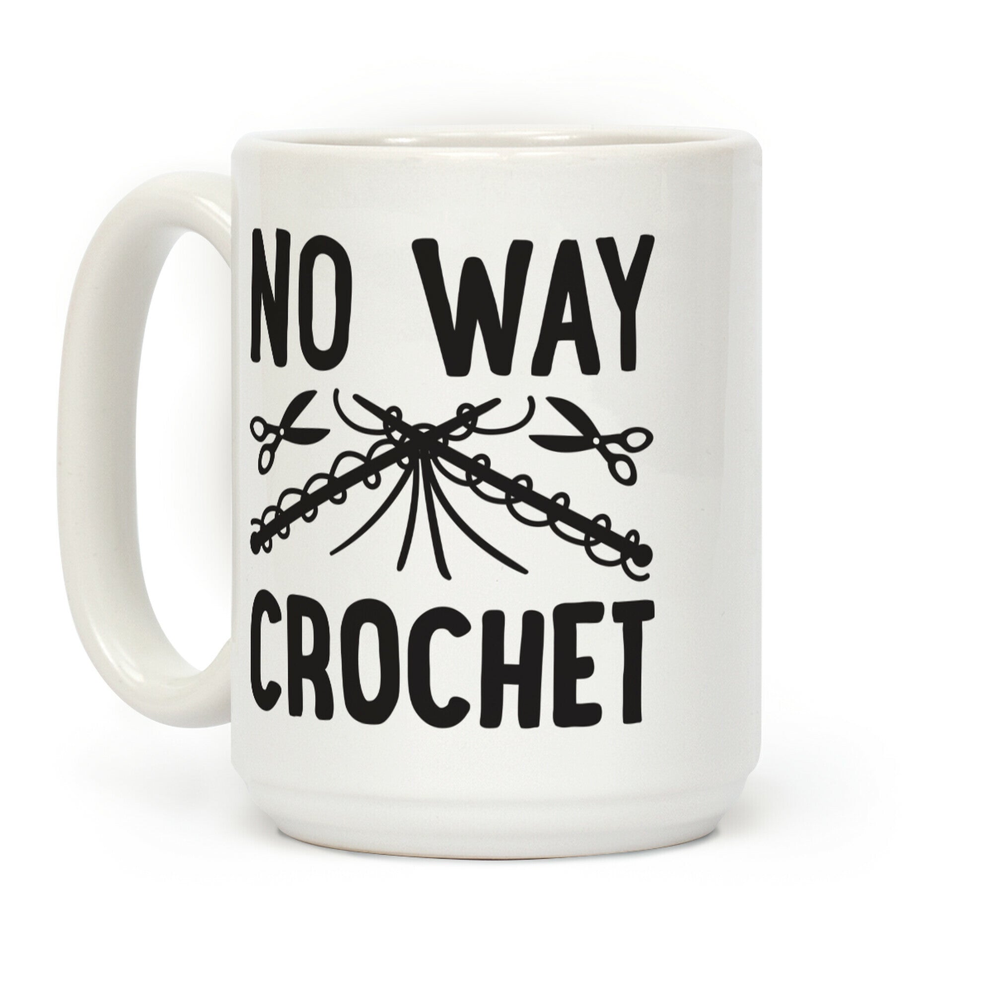 No Way Crochet Coffee Mug