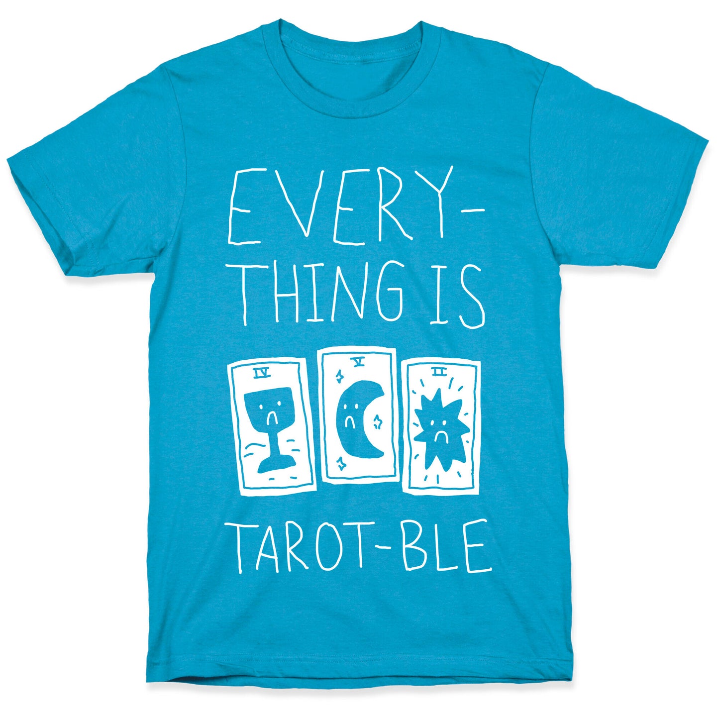 Everything Is Tarot-ble Unisex Triblend Tee