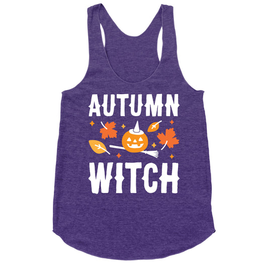 Autumn Witch Racerback Tank