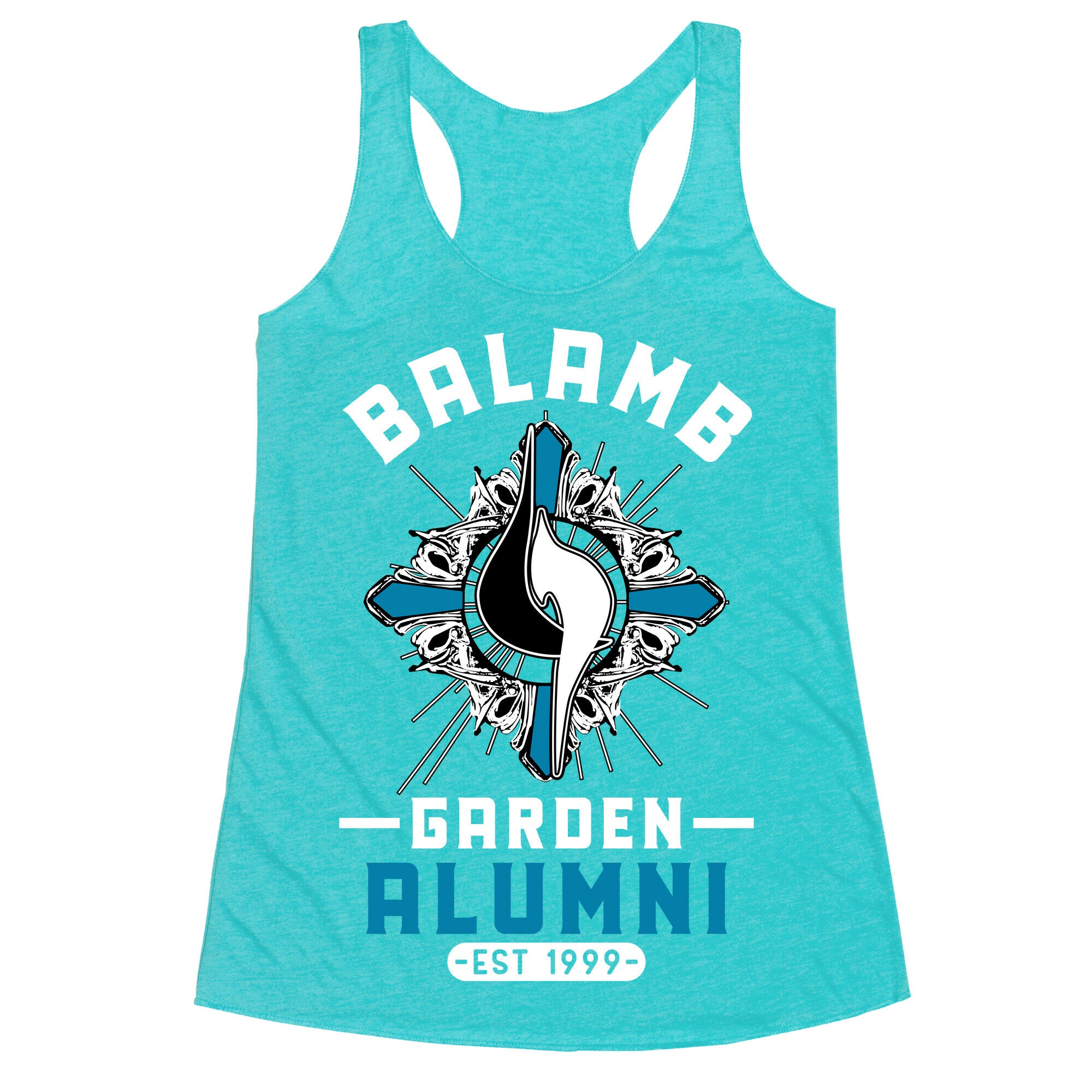 Balamb Garden Alumni Final Fantasy Parody Racerback Tank