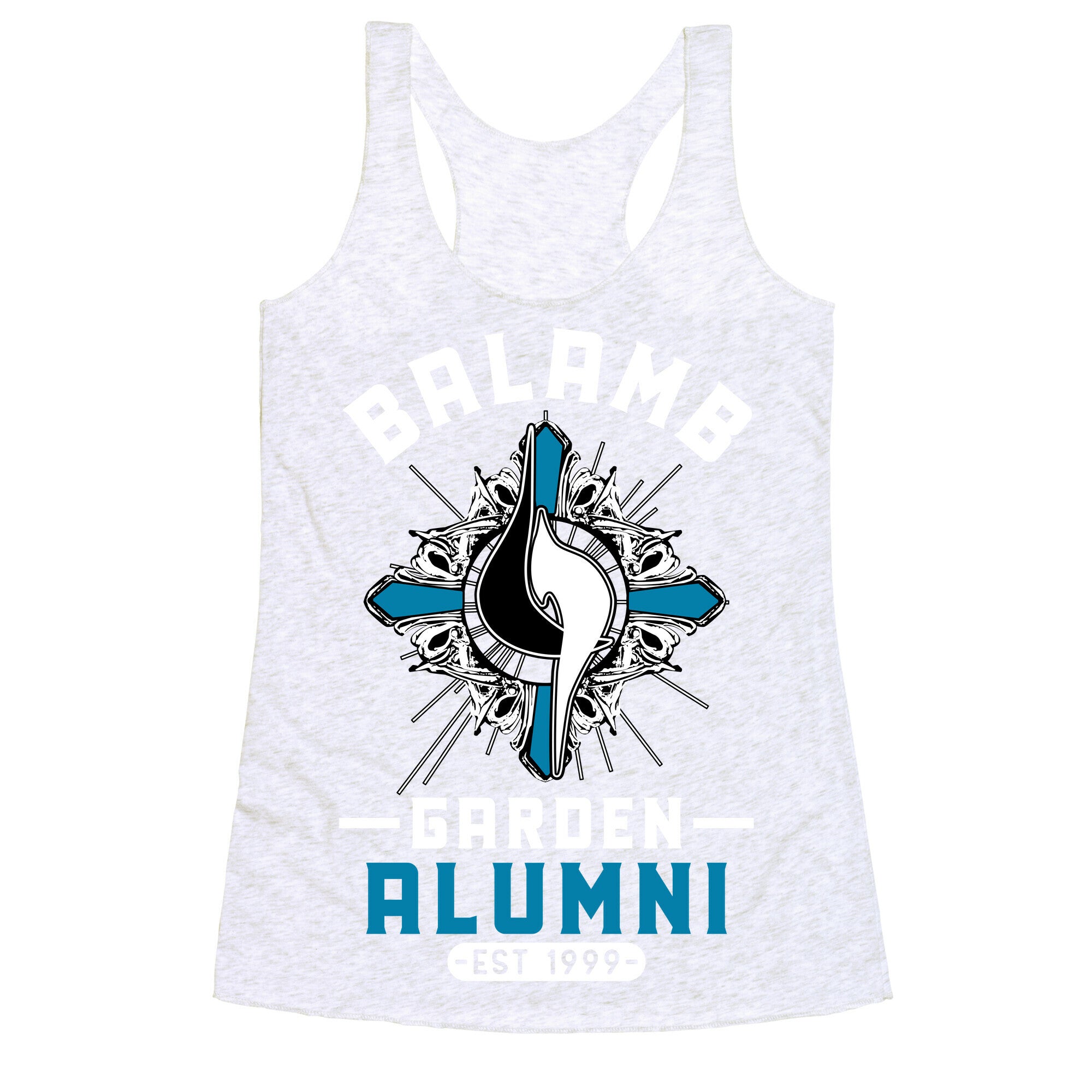 Balamb Garden Alumni Final Fantasy Parody Racerback Tank