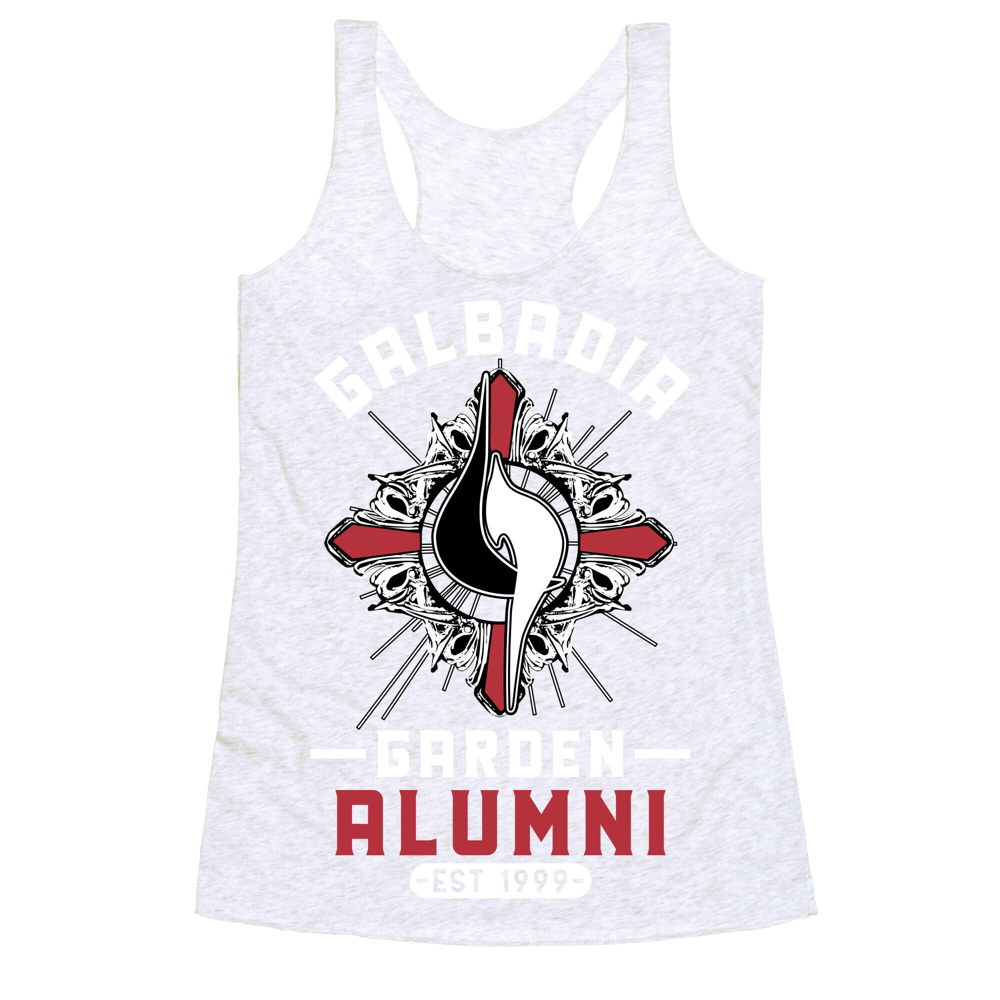Galbadia Garden Alumni Final Fantasy Parody Racerback Tank