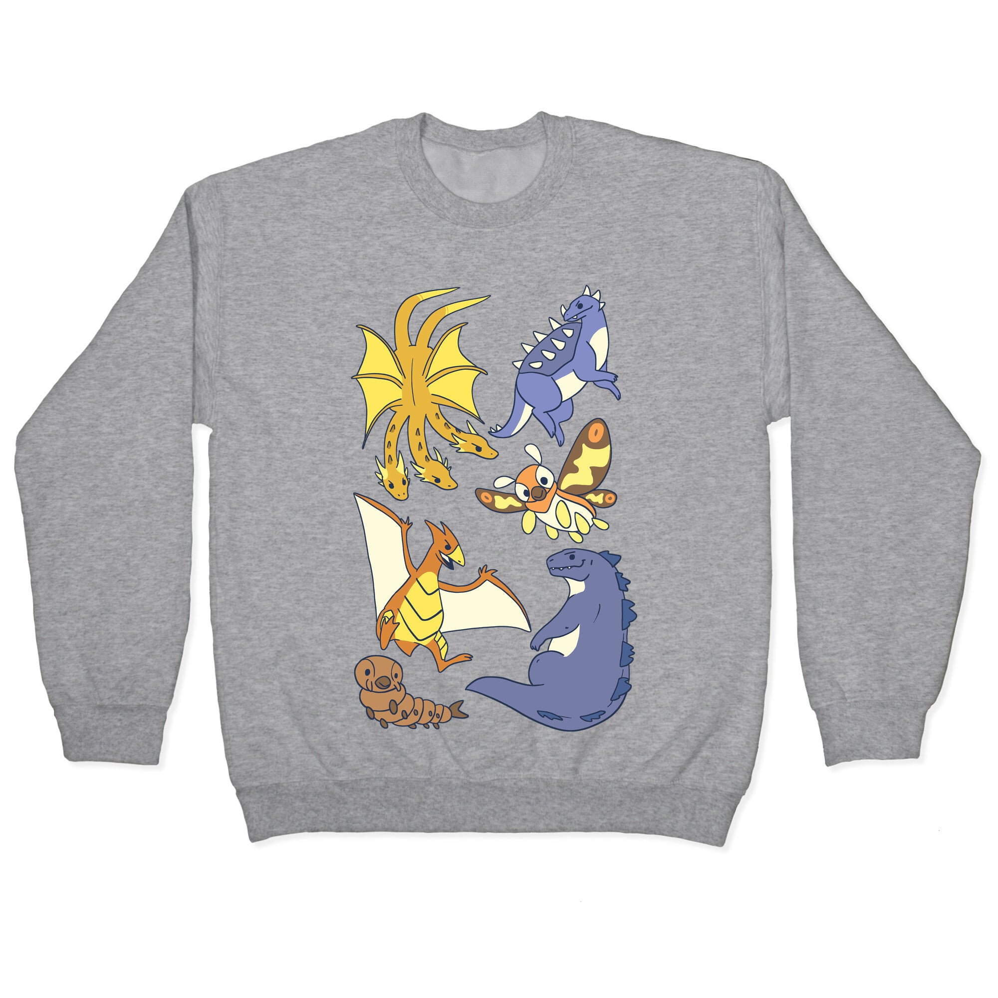 Godzilla and Friends Crewneck Sweatshirt