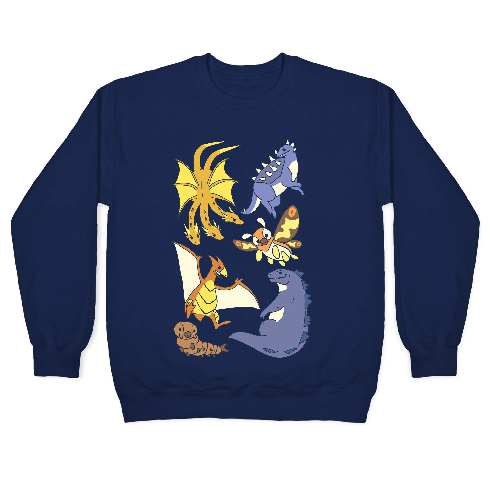 Godzilla and Friends Crewneck Sweatshirt