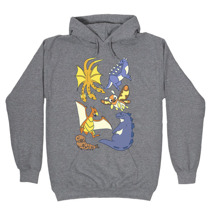 Godzilla and Friends Hoodie