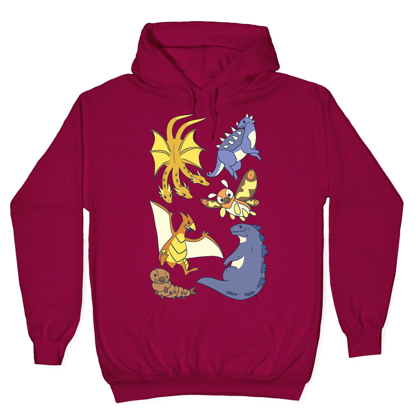 Godzilla and Friends Hoodie