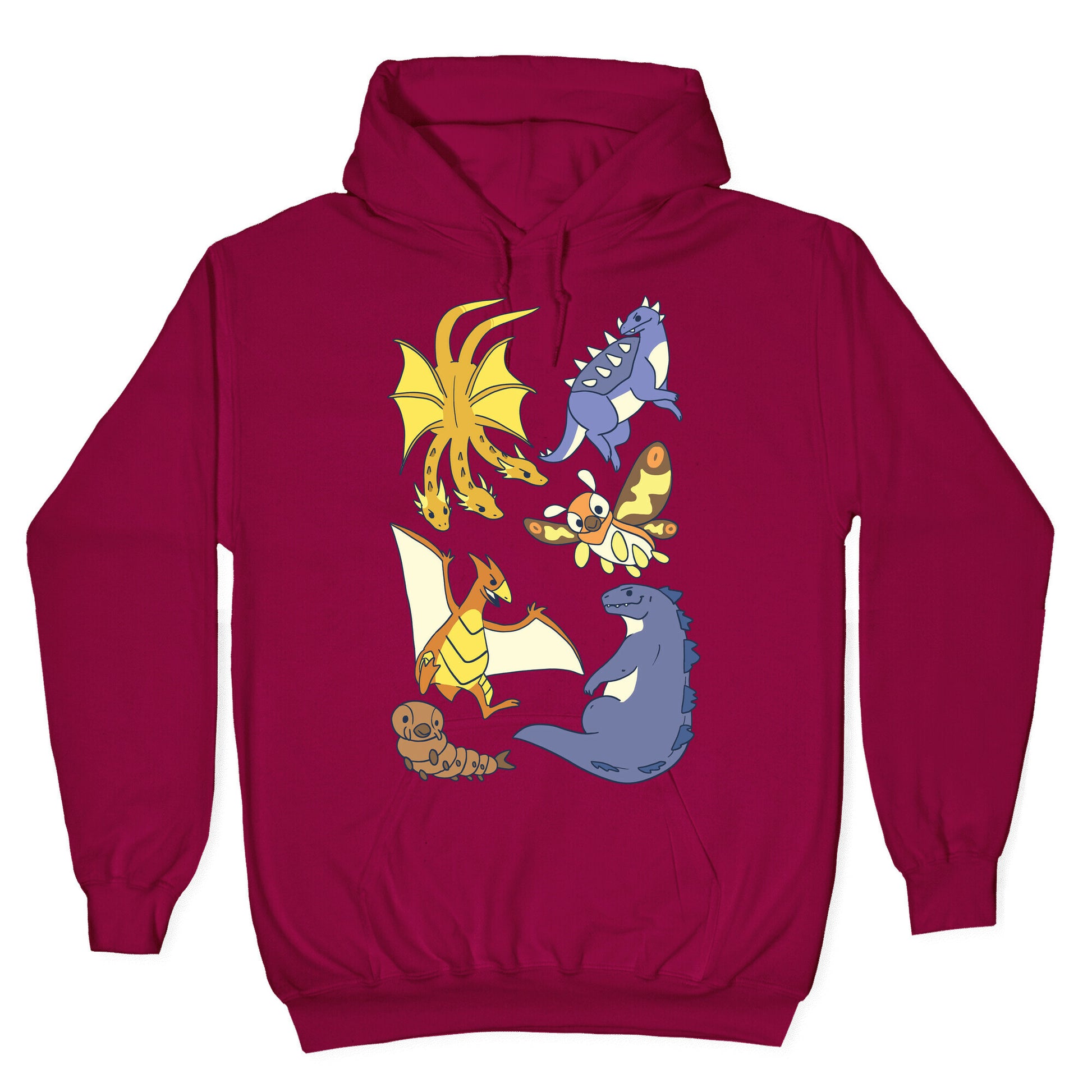 Godzilla and Friends Hoodie