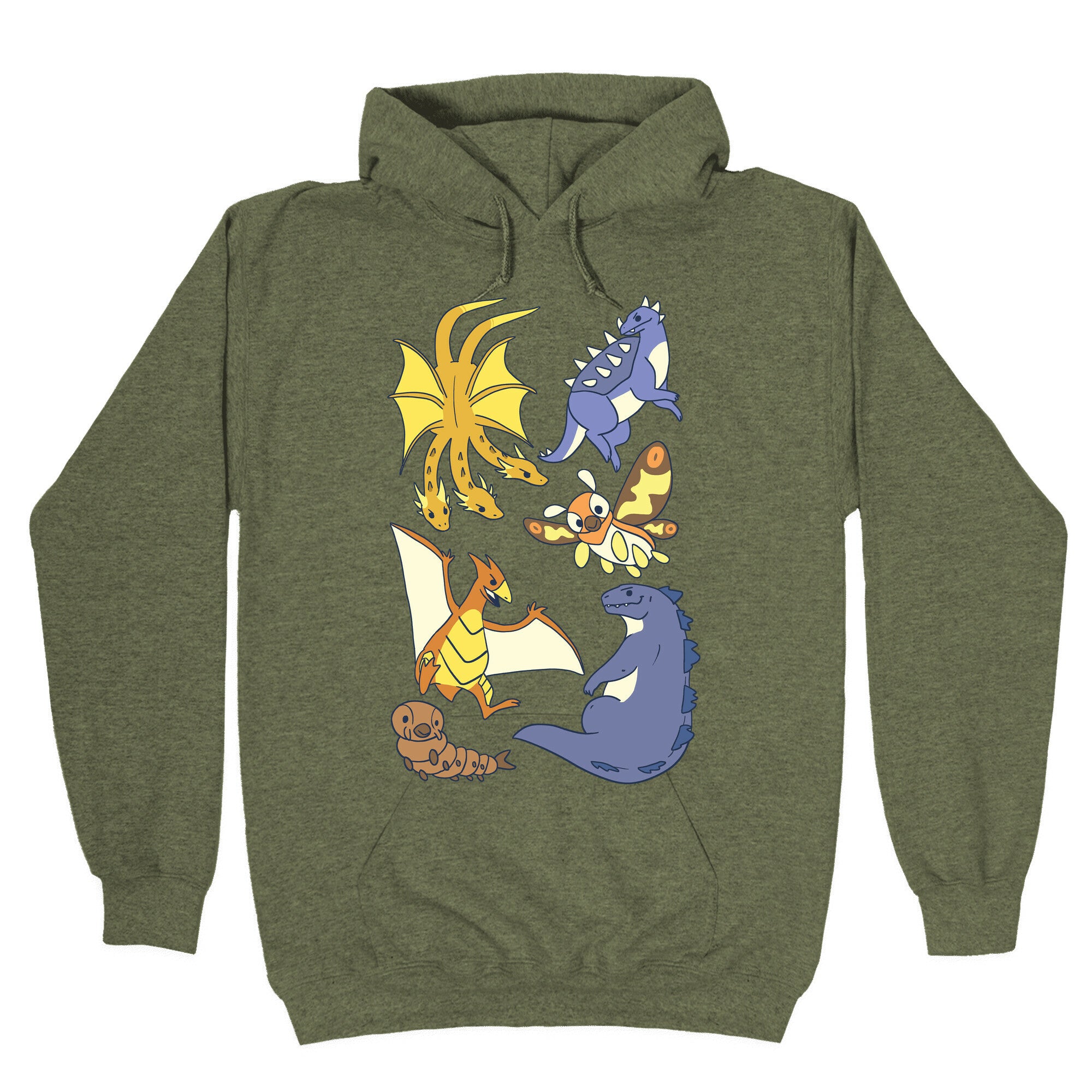Godzilla and Friends Hoodie