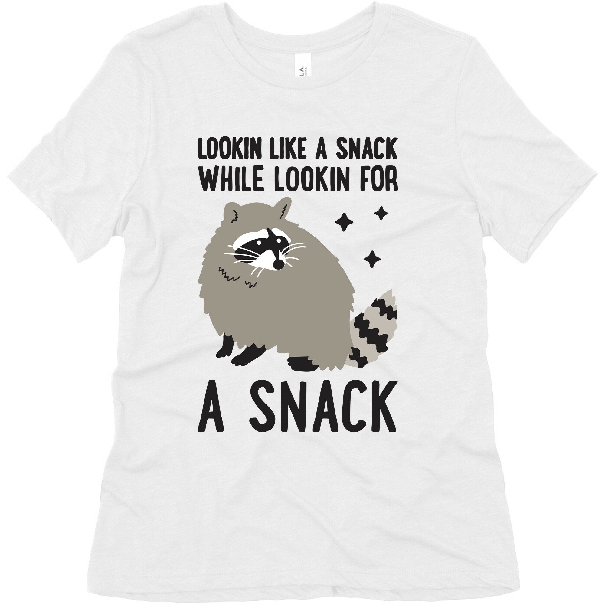 Lookin For A Snack Raccoon Women's Triblend Tee