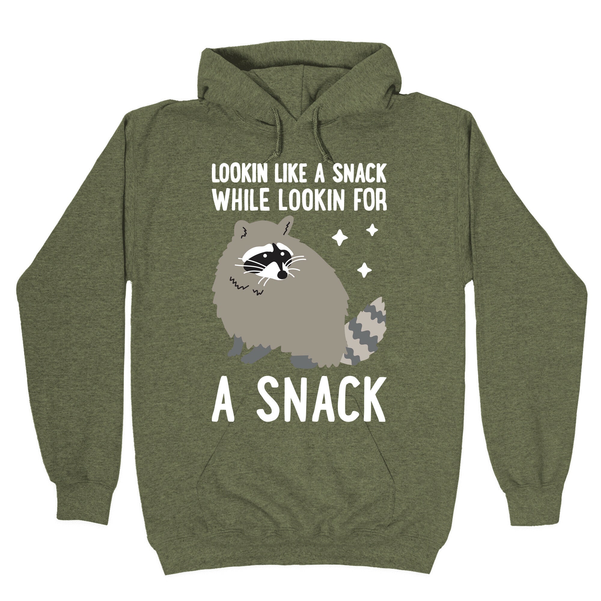 Lookin For A Snack Raccoon Hoodie