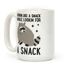 Lookin For A Snack Raccoon Coffee Mug
