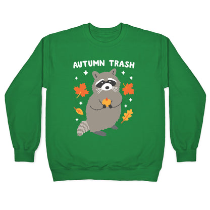 Autumn Trash Raccoon Crewneck Sweatshirt