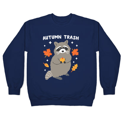 Autumn Trash Raccoon Crewneck Sweatshirt