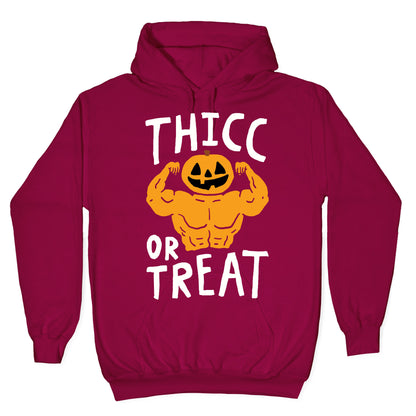 Thicc Or Treat Halloween Hoodie