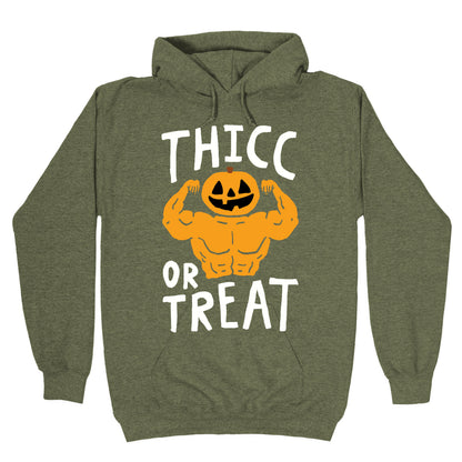 Thicc Or Treat Halloween Hoodie