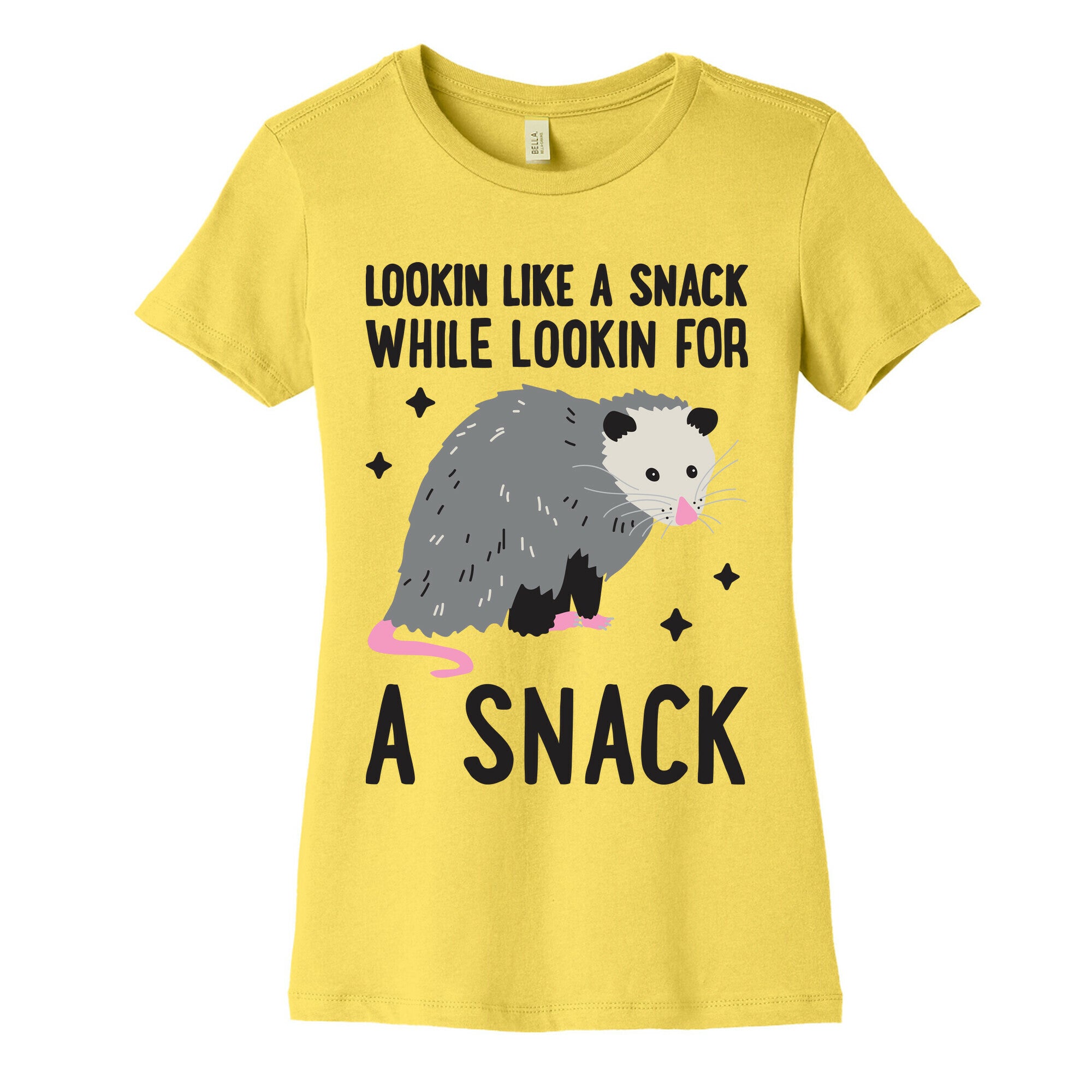 Lookin For A Snack Opossum Women's Cotton Tee