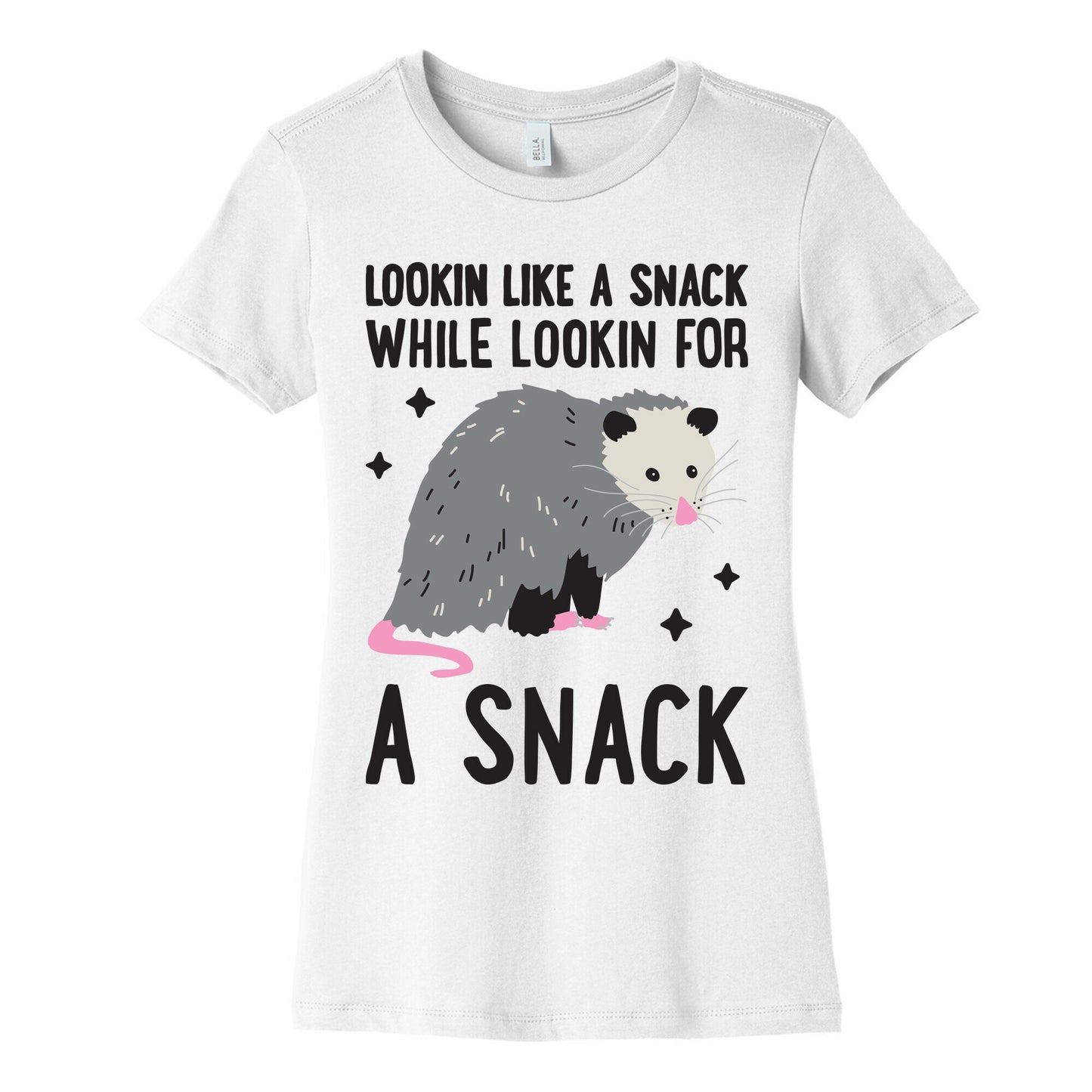 Lookin For A Snack Opossum Women's Cotton Tee
