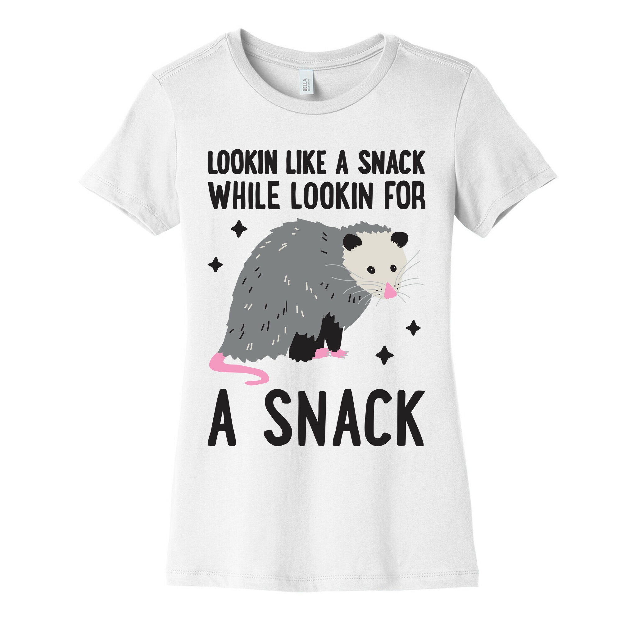Lookin For A Snack Opossum Women's Cotton Tee