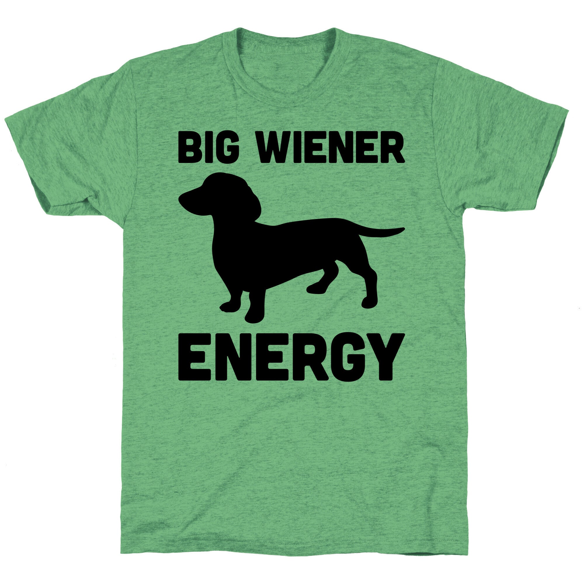 Big Wiener Energy Dachshund Unisex Triblend Tee