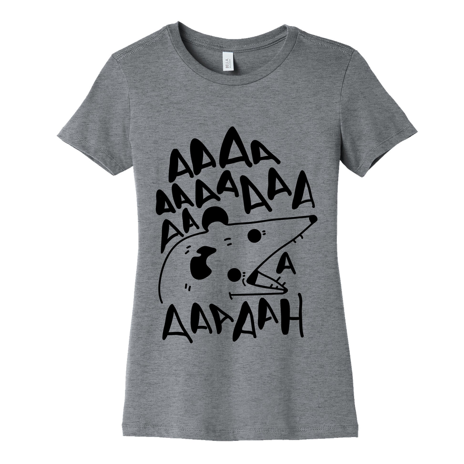 Screaming Possum Women's Cotton Tee