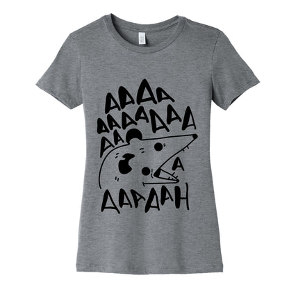 Screaming Possum Women's Cotton Tee