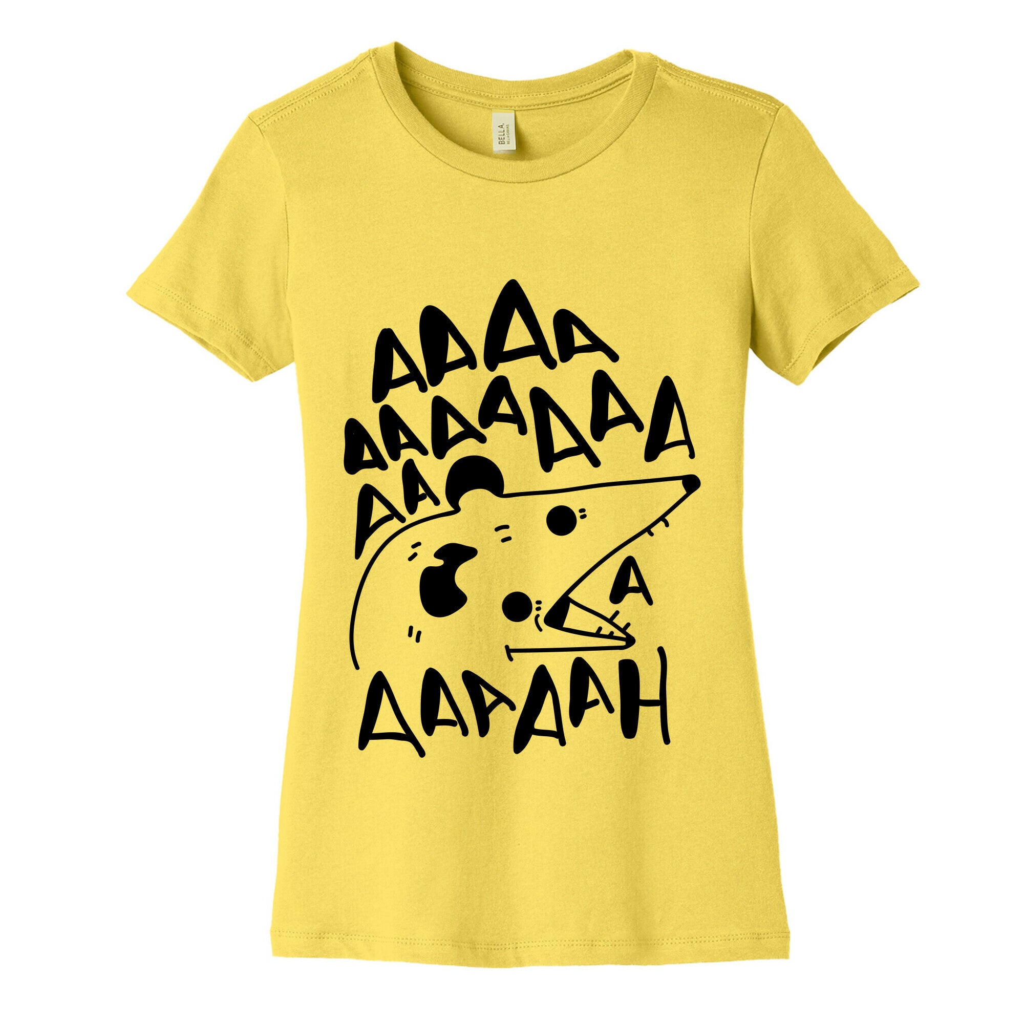 Screaming Possum Women's Cotton Tee