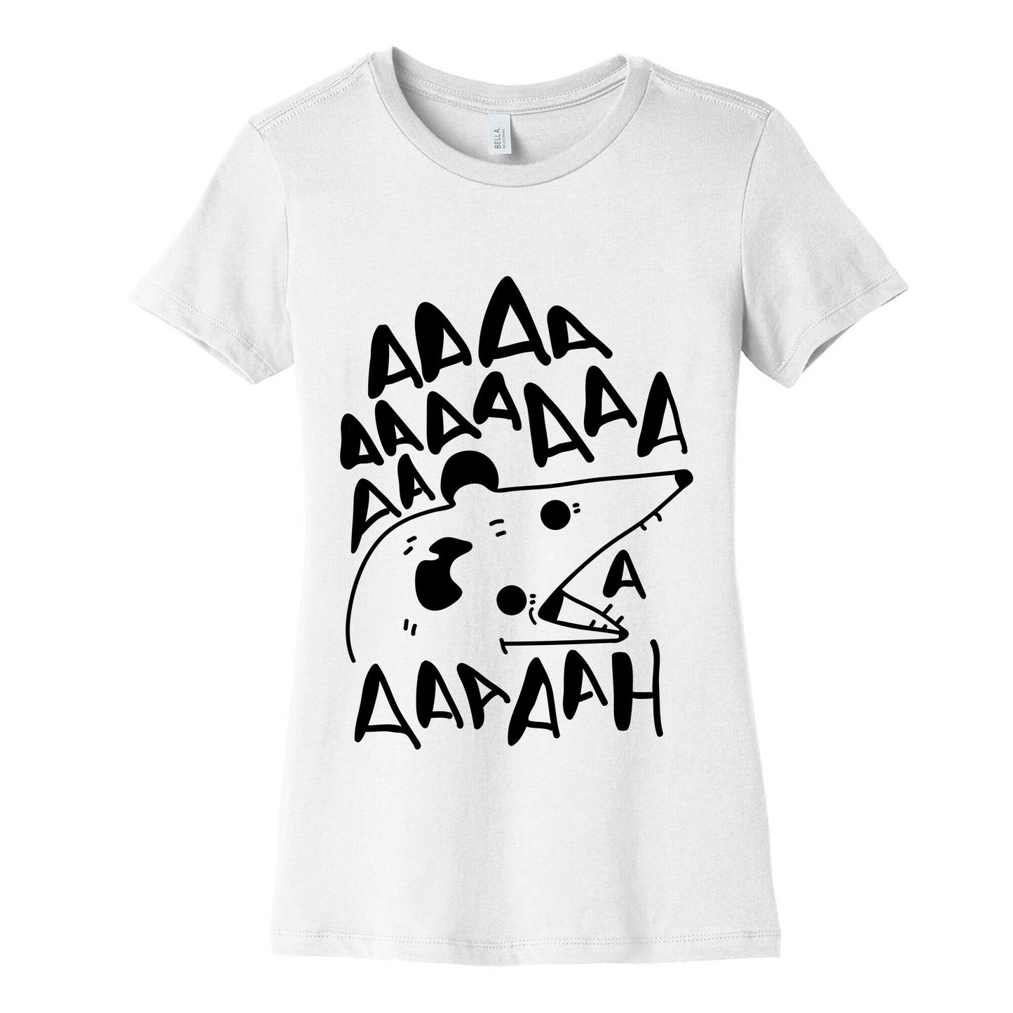 Screaming Possum Women's Cotton Tee