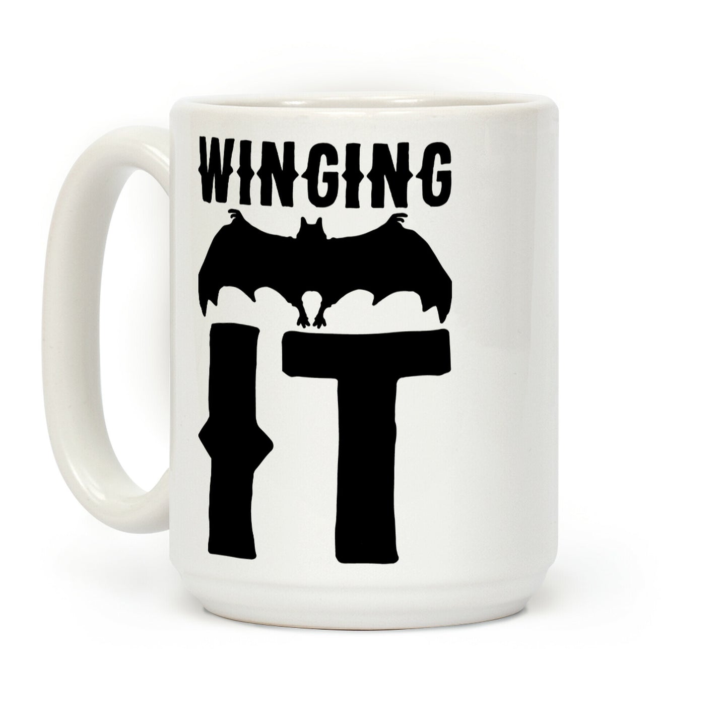 Winging It Bat Coffee Mug