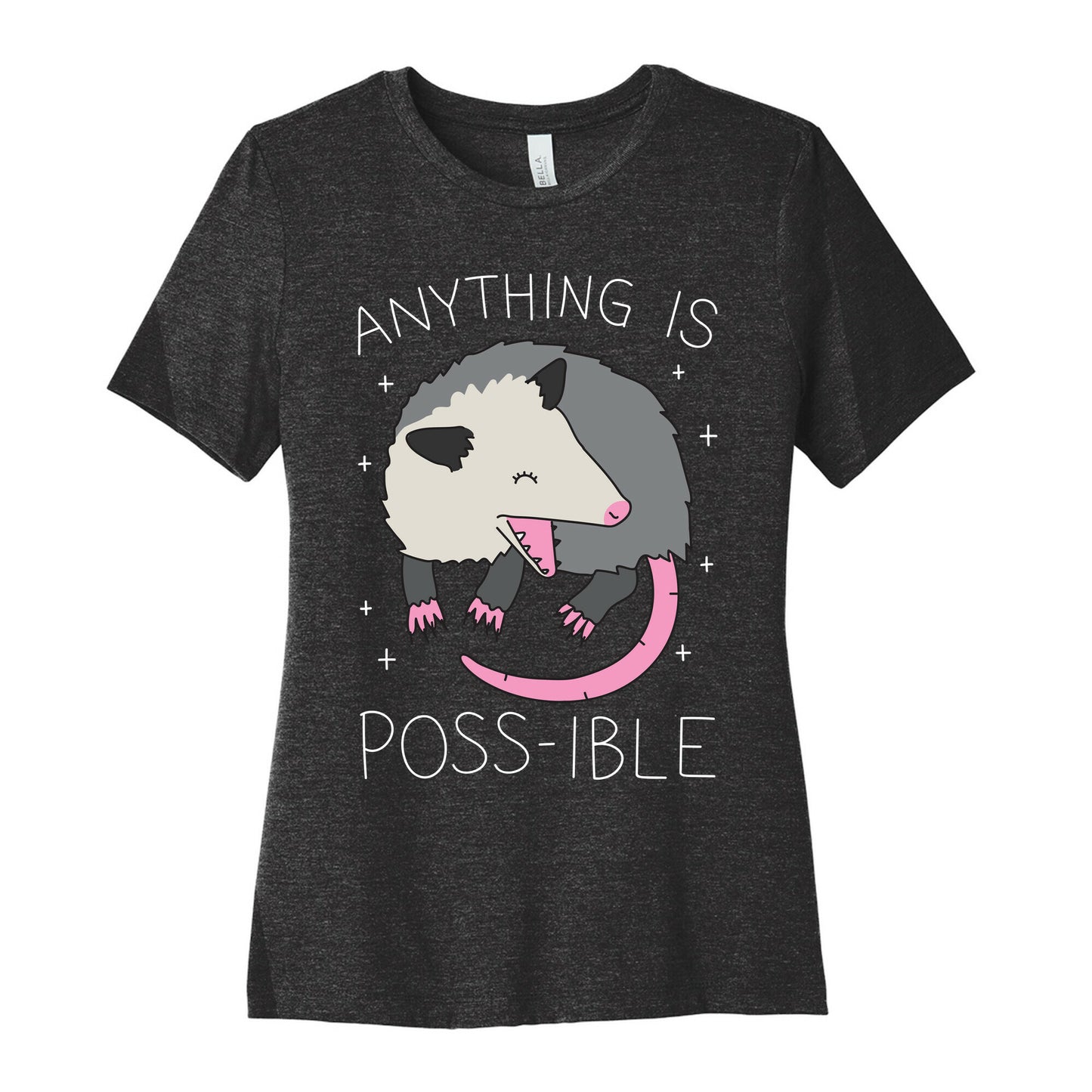 Anything Is Poss-ible Opossum Women's Cotton Tee