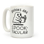 Boooks Are Spooktacular Ghost Coffee Mug