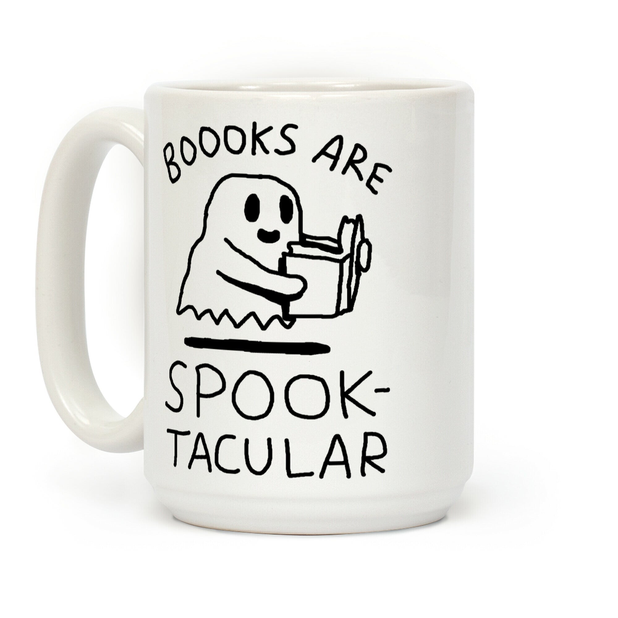 Boooks Are Spooktacular Ghost Coffee Mug