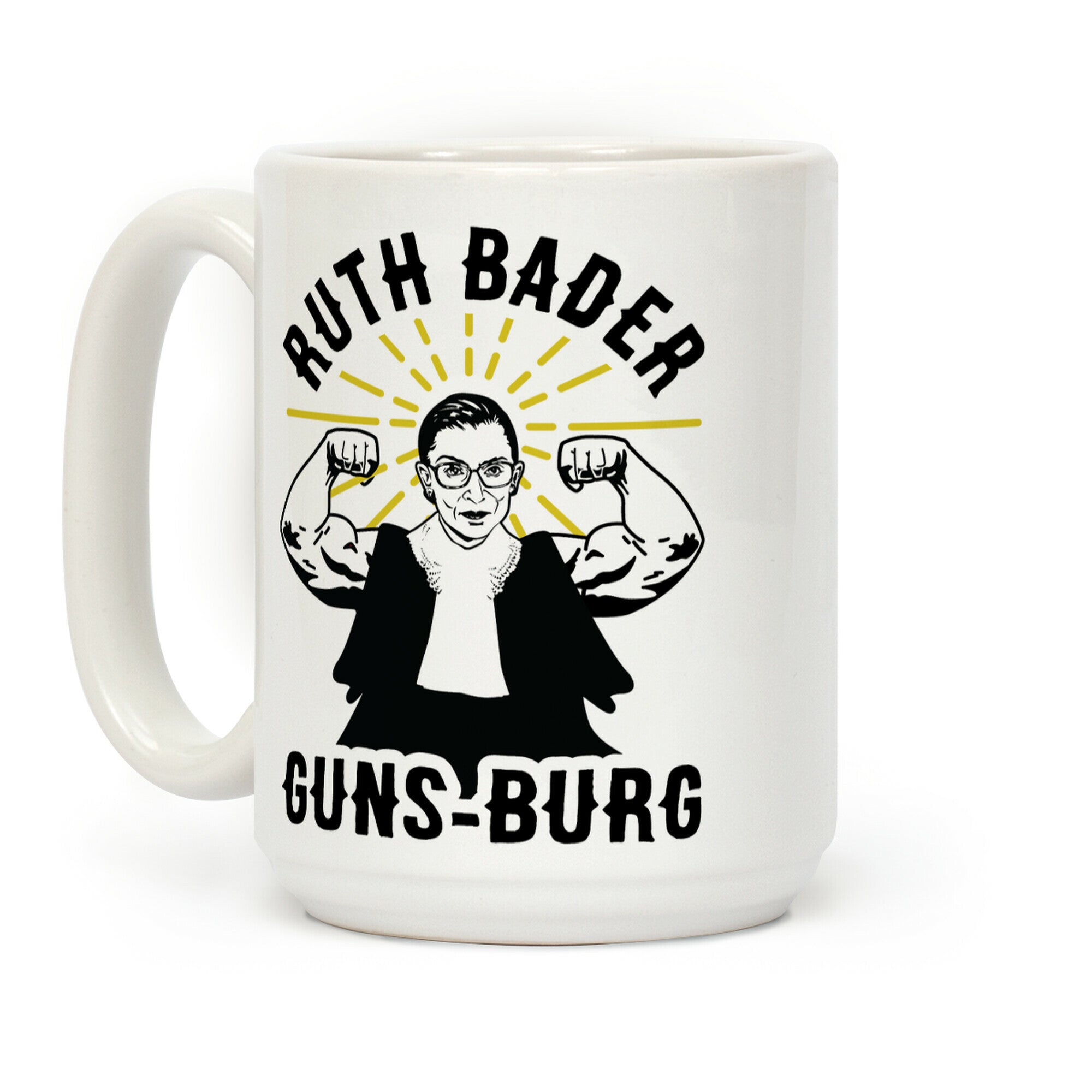 Ruth Bader Guns-Burg Coffee Mug