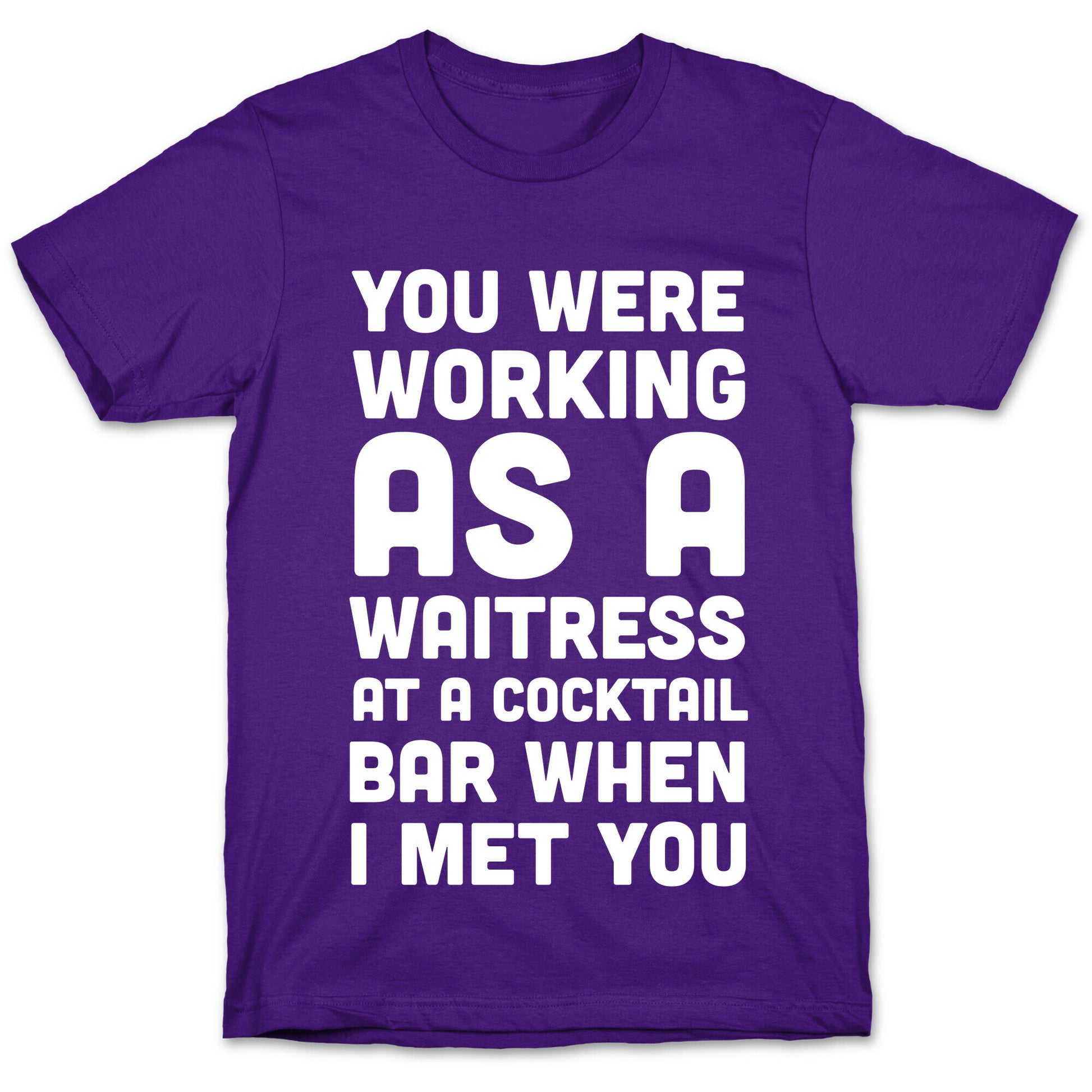 You Were Working as a Waitress at a Cocktail Bar (1 of 2 pair) T-Shirt