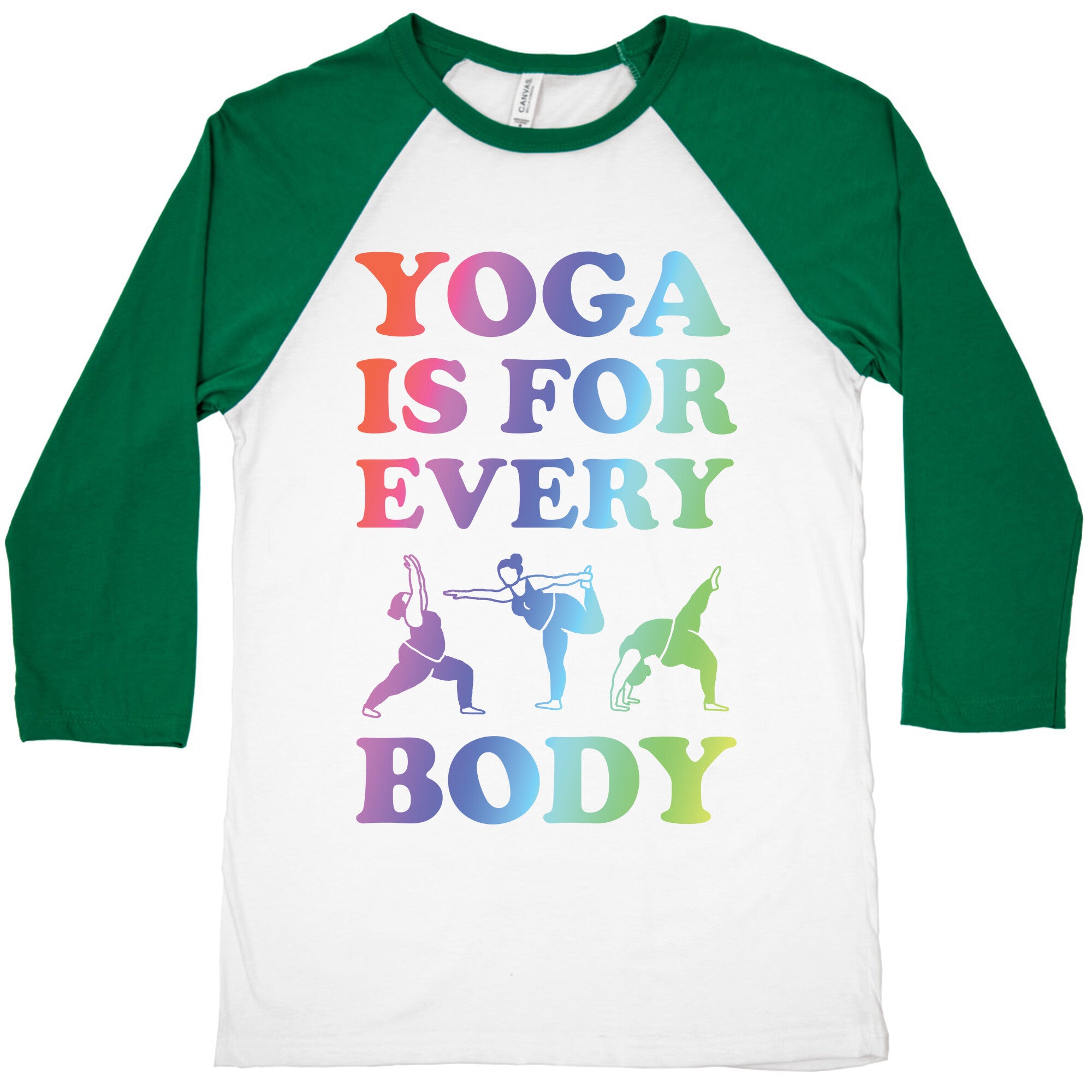 Yoga Is For Every Body Baseball Tee