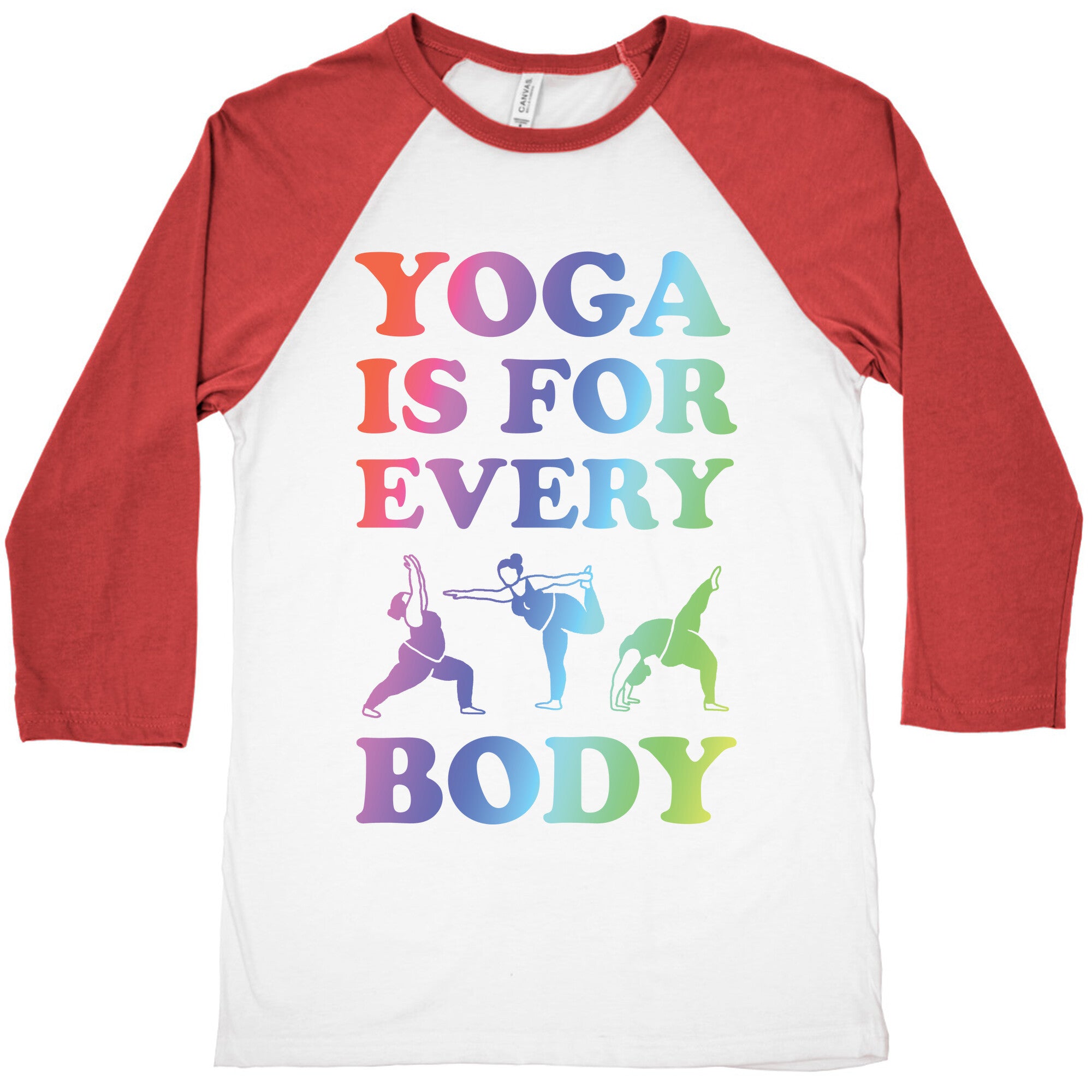 Yoga Is For Every Body Baseball Tee